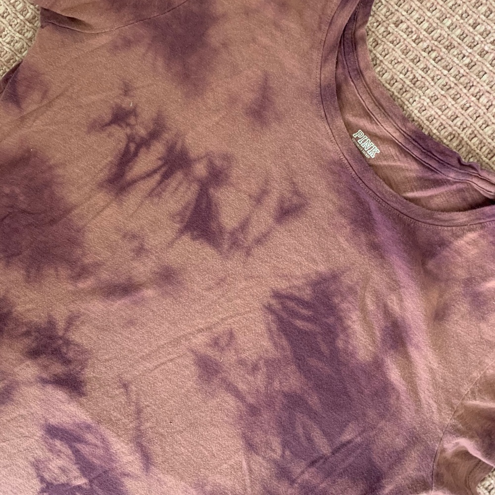Pink tye dye tee